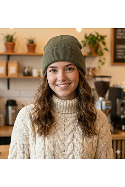 Collezione Khaki Front Layered Women's Beret