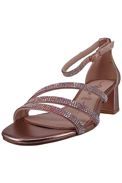 Buffalo Damen Klassische Pumps Lilly Glam Vegan 1650018 Goldfarben Rosegold Kunstleder