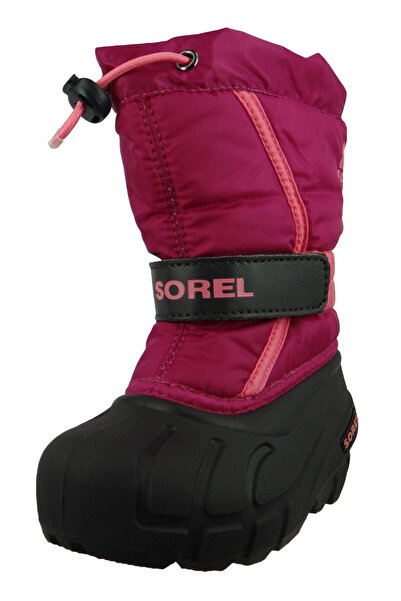 Sorel Kinder Stiefel NY1885-684 Childrens Flurry 1855252 Rosa 684 Deep Blush Tropic Pink Textil/Synthetik
