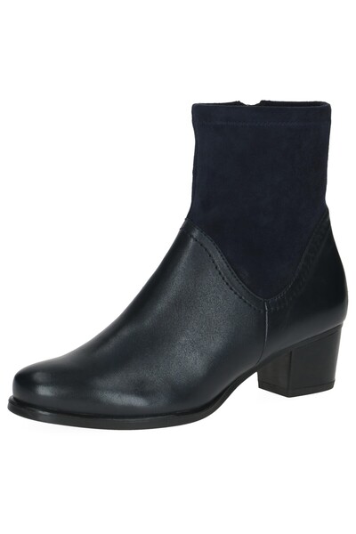 Caprice Damen Elegante Stiefelette G-Weite 9-25301-45 Blau 880 Ocean Comb Leder und Textil mit CAP Airmotion
