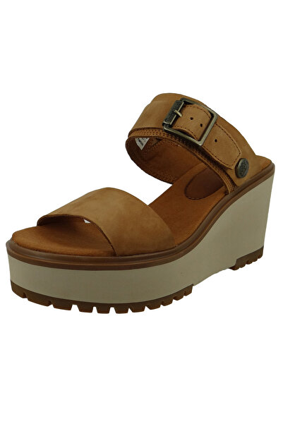 Timberland CA26EA Koralyn Keil-Sandale Damen Sandalen Rust Braun