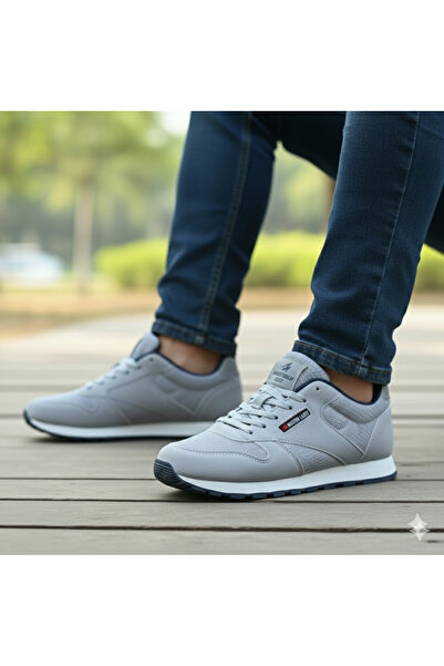 Master Mind أحذية رياضية رجالية مريحة مرن ذات نعل مطاطي وأربطة للمشي