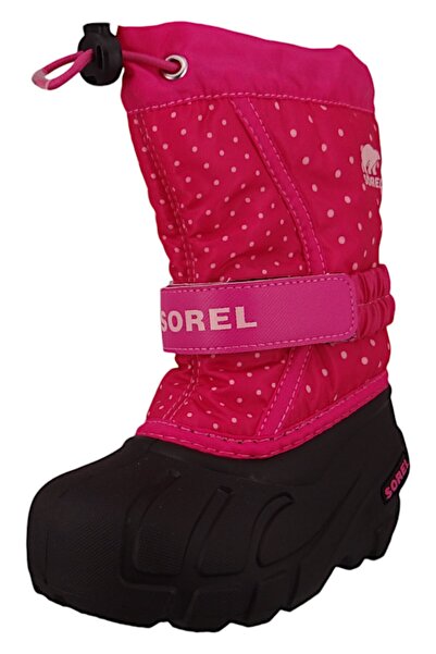 Sorel Kinder Stiefel Winterschuhe Flurry Print 2114092 Rosa 650 Fuchsia mit Wasserdichter Thermogummi &