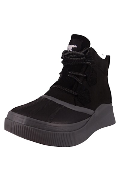 Sorel Damen Mid Sneaker Winterschuhe Out n About IV Classic WP Mid 2088161 Schwarz 010 Black Leder mit Vu