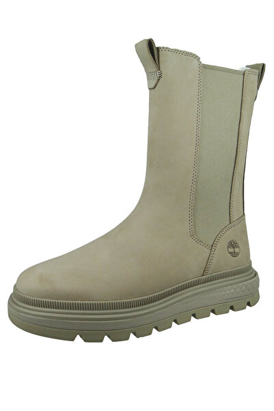 Timberland Damen Sportliche Stiefel Winterschuhe Ray City Combat Chelsea CA5W6M TB0A5W6MK51 Grau Light Taupe Le