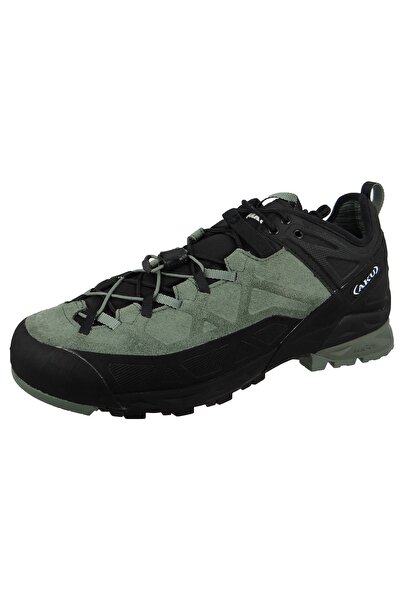 Aku Herren Halbschuhe Wanderschuhe Rock DFS 722.1 Grün 051 Green Wildleder / Süet ve VIBRAM Megagrip &