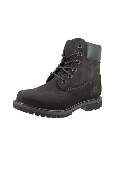 Timberland Damen Stiefel 6 Inch Premium Boot Leder Black Waterbuck Schwarz 8658A