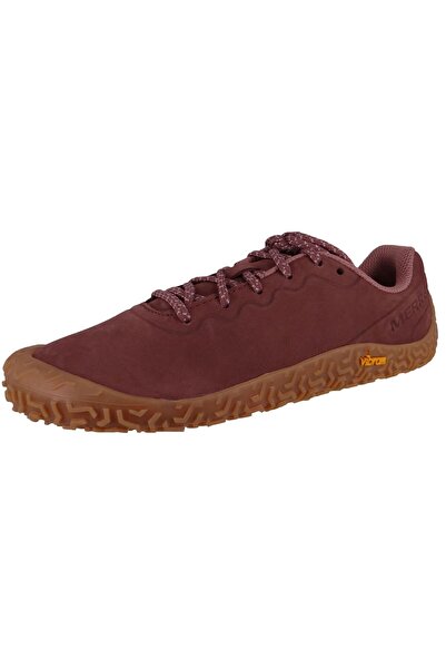 Merrell Damen Halbschuhe Wanderschuhe Vapor Eldiven 6 Deri Yalınayak J067894 Rosa Marron Leder mit Vibram®