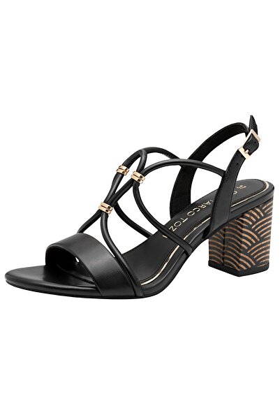Marco Tozzi Damen Sandalen 2-28311-44 Schwarz 001 Black Kunstleder