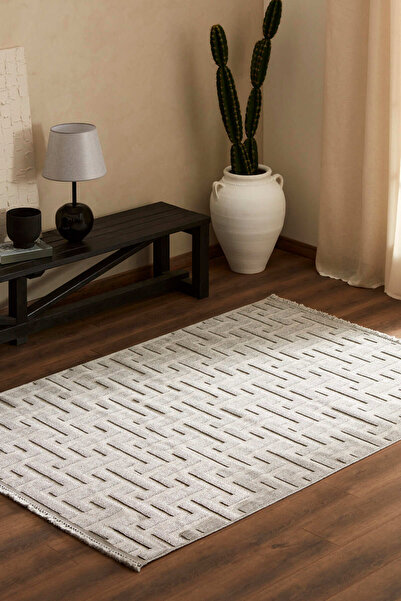 Kaşmir Halı 7/24 Iskandinav Elegance Masiv Salon Mutfak Halısı Yolluk