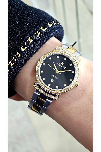 Raymond Rym-213058L Quartz Women's Watch - 2 Years Warranty Ipg-Bk