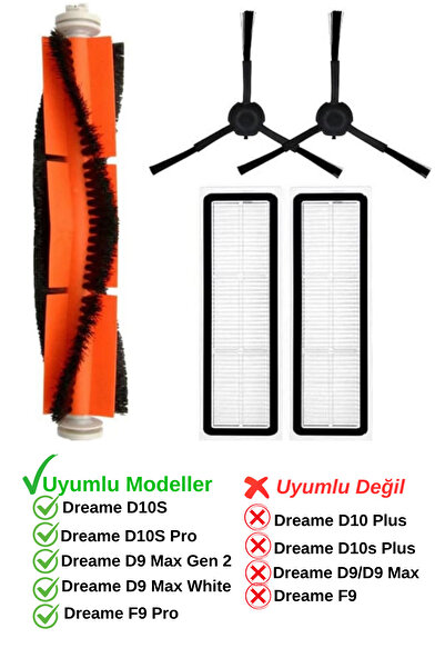 RotRever Set de accesorii pentru filtru Hepa pentru perie de schimb compatibi...