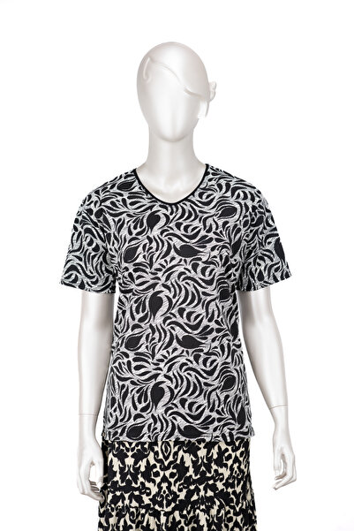 Oppland Bluză pentru mamă pentru femei, țesătură din bumbac pieptănat din vis...