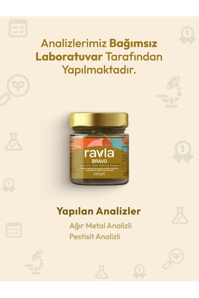 Ravla Bravo Iğde Unlu Tahin Pekmez Karışımı- 230g