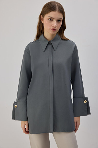 Touché Privé Popeline-Hemd – breite Manschette