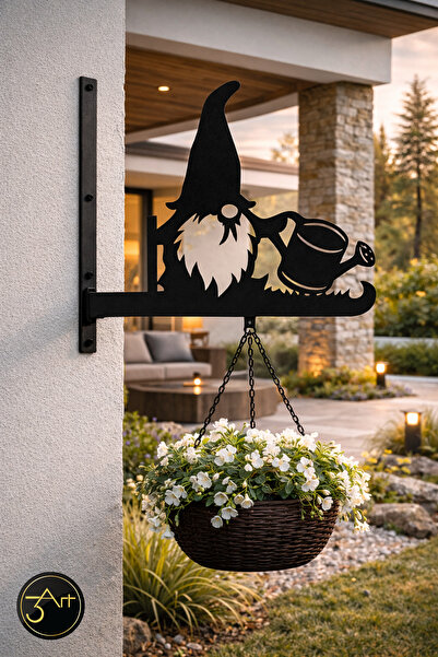 3art Metal Metal Cobalt Hanger - Wall Mounted Decorative Flower Hanger