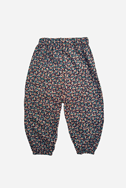 EruZan Pantaloni largi cu model din viscoză elastică pentru fete 1-12 ani