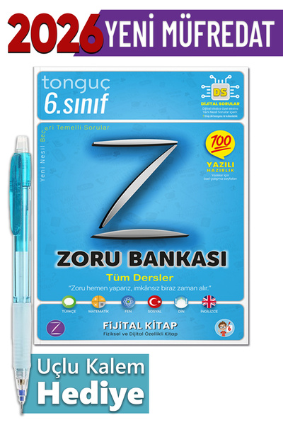 Tonguç Yayınları 6. Sınıf Zoru Bankası Tüm Dersler + Hediyeli