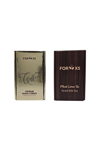 FORX5 Coffee Bitkisel Özlü Kahve Karışımı – Bitkisel Özlü Limon Aromalı Karışım