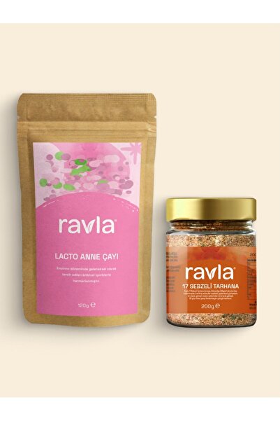 Ravla 2'li Ürün - Lacto Anne Çayı - 120g / 17 Sebzeli Tarhana - 200g