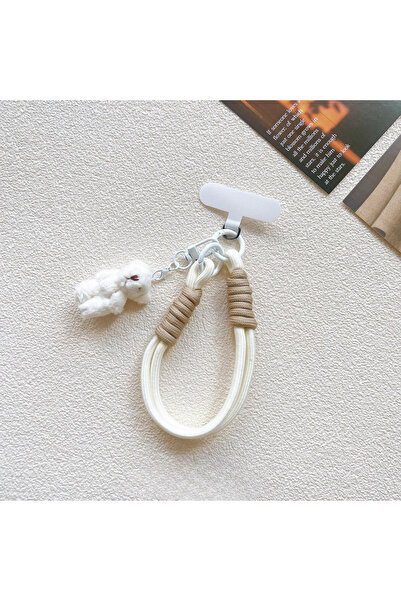 Choice قطعة واحدة من حبل تعليق على شكل دب قطيفة لطيف، لون 352-242 - خيط قصير ...