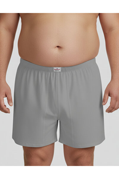 balkonda Men's Underpants Super Big Size Argentina Long Johns 6 Pack 100% Combed Cotton Spordon - Doğanyıldız