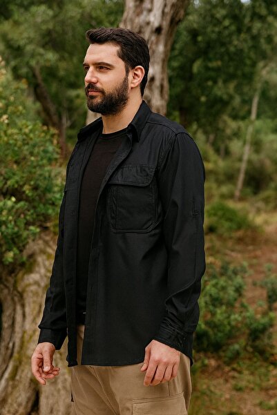 SINGLE SWORD قميص رجالي شتوي تكتيكي وقميص حماية