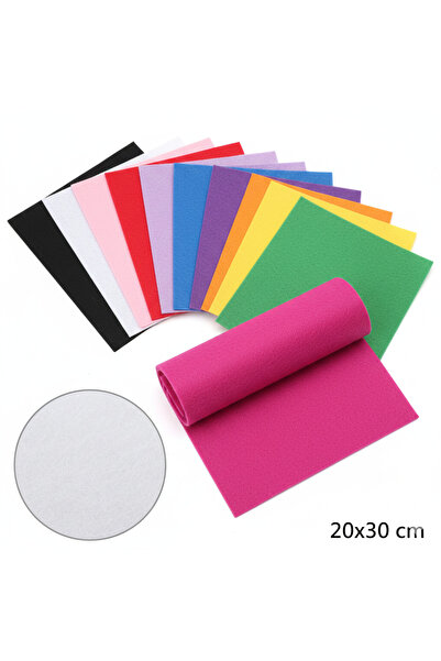 Endüstriyelkesim Keçe A4 Renkli Keçe Karışık 10'lu 20x30