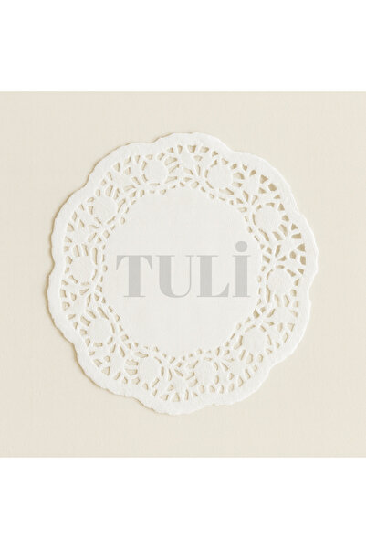 TULİ Dantel kağıt bardak altlığı 9 cm 100 adet