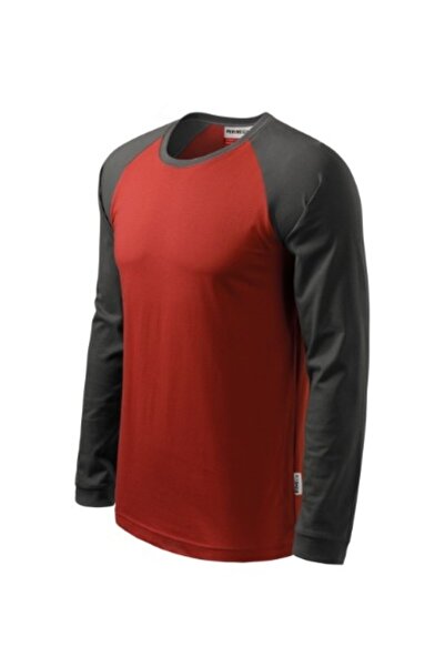 Malfini STREET LS130 M long sleeve protective shirt Red