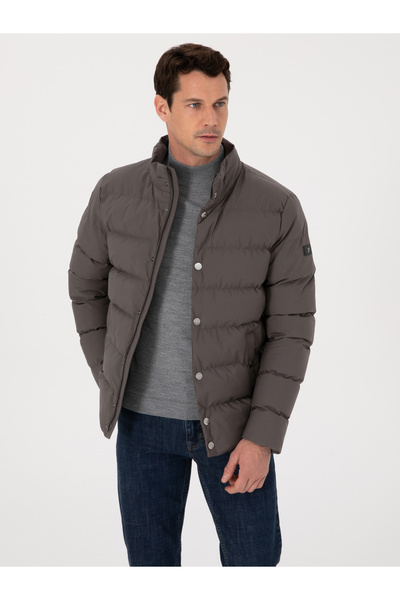 Cacharel Antrasit Geniş Kapütone Kapüşonlu Mont 50319254-VR006