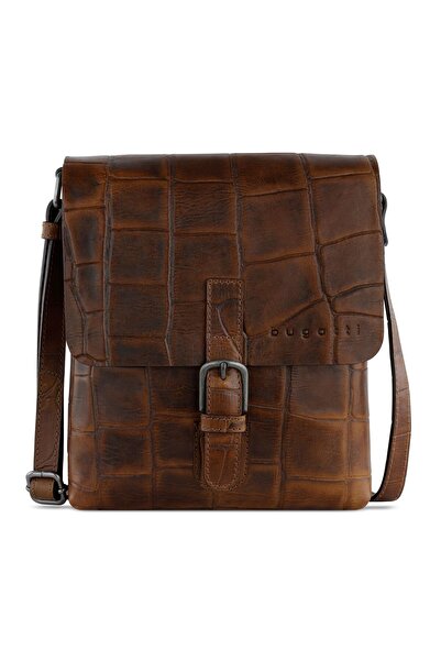 BUGATTI Nevio Umhängetasche Leder 22 cm