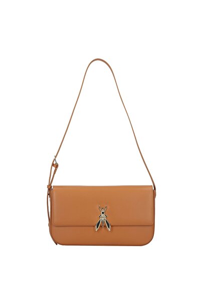 Patrizia Pepe Essential Fly Schultertasche Leder 31 cm