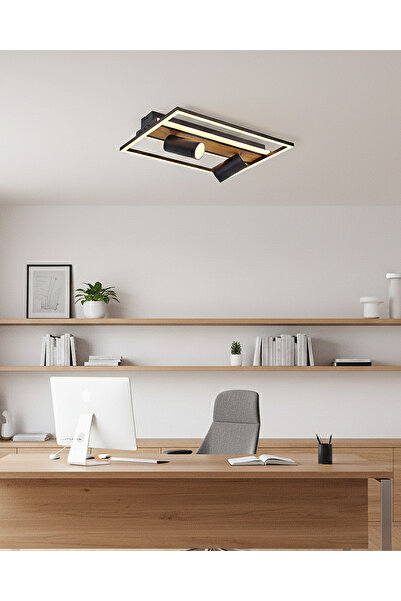 Özcan Aydınlatma 1428-1 Rea 2 Spotlu Plafonyer Siyah