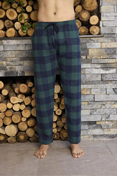 KLY بيجامة رجالية سميكة منقوشة 307