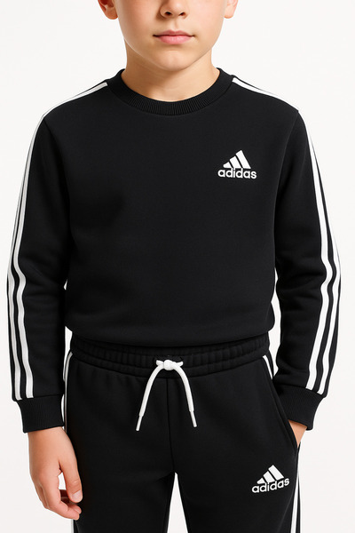 Uğur bebe Set de trening premium, negru, cu cu căptușeală din fleece fire, gr...