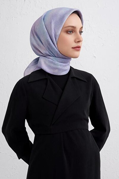 Armine Eșarfă din mătase pură Sura 9437 - 18 model mixt violet