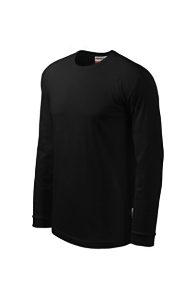 Malfini Unisex T-shirt, Street LS 130, Black 4XL