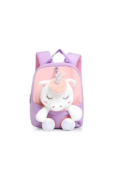 MOOD ( BE AUTHENTIC ) MOOD (BE AUTHENTIC) Mini Plush Unicorn Backpack, 3D Des...