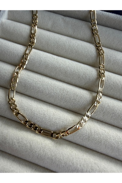 LUSORA ACCESORY Lusora Accessory - Gold Color Figaro Chain Necklace - Men's /...