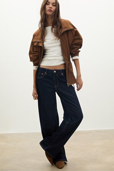 Stradivarius Medium faux suede parka