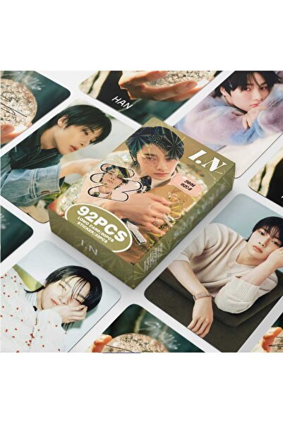 REN AKSESUAR KPOP STRAYKIDS I.N Lomo Card 92 τεμάχια (60 κάρτες lomo 32 αυτοκ...