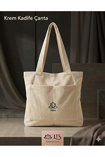 LTS bag حقيبة كتف مخملية