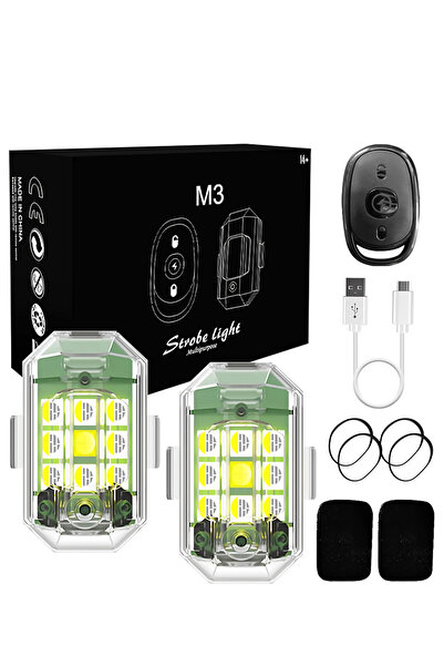 M3 ضوء فلاش RGB مقاوم للماء يعمل بالأشعة تحت الحمراء - ضوء LED ساطع متعدد الأ...