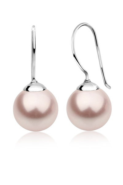 Nenalina Earrings Ohrhänger Synthetische Perle 925 Silber
