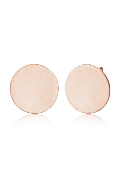 ELLI Ohrringe Damen Ohrstecker Kreis Geo Matt Basic aus 925er Sterlingsilber