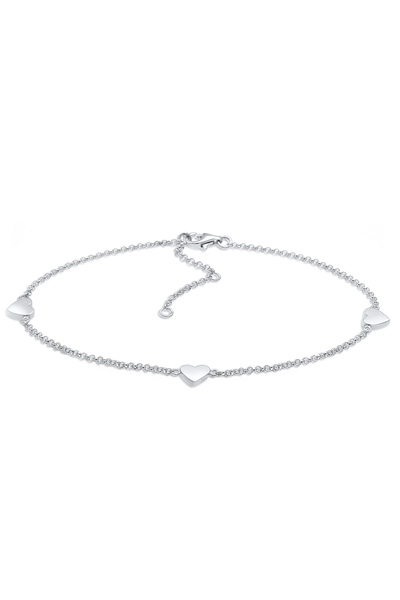 Nenalina Anklet Heart Playful Beach Summer Trend 925 Sterling Silver