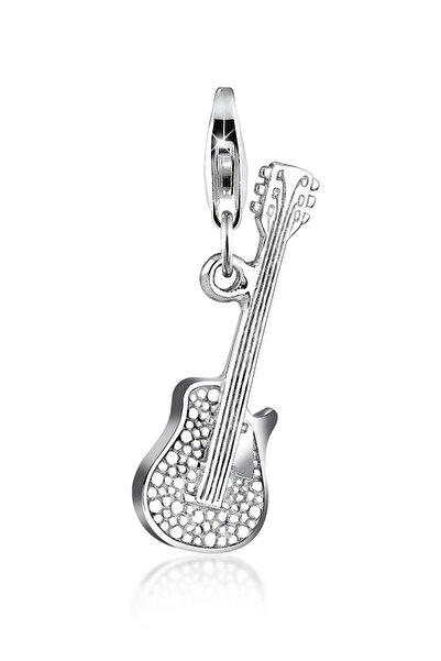 Nenalina Charms Damen-Gitarrenanhänger aus 925er Sterlingsilber