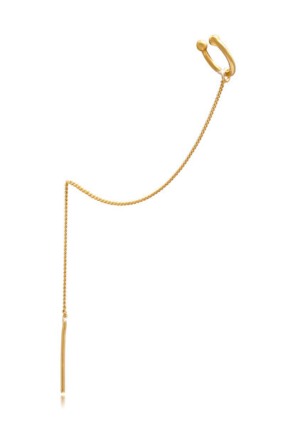 ELLI Ohrringe für Frauen Ohrklemme mit Kette Auffallend stilvoll 925er Sterlingsilber