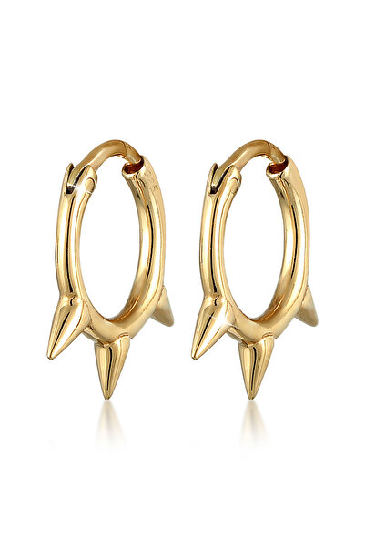 ELLI Ohrringe für Damen, Creolen, Spikes, 925er Sterlingsilber